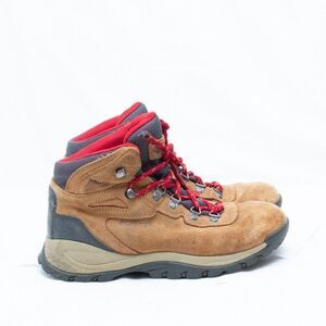 Columbia Newton Ridge Plus Women Suede 7.5 Brown Outdoor Waterproof Hiking Boots